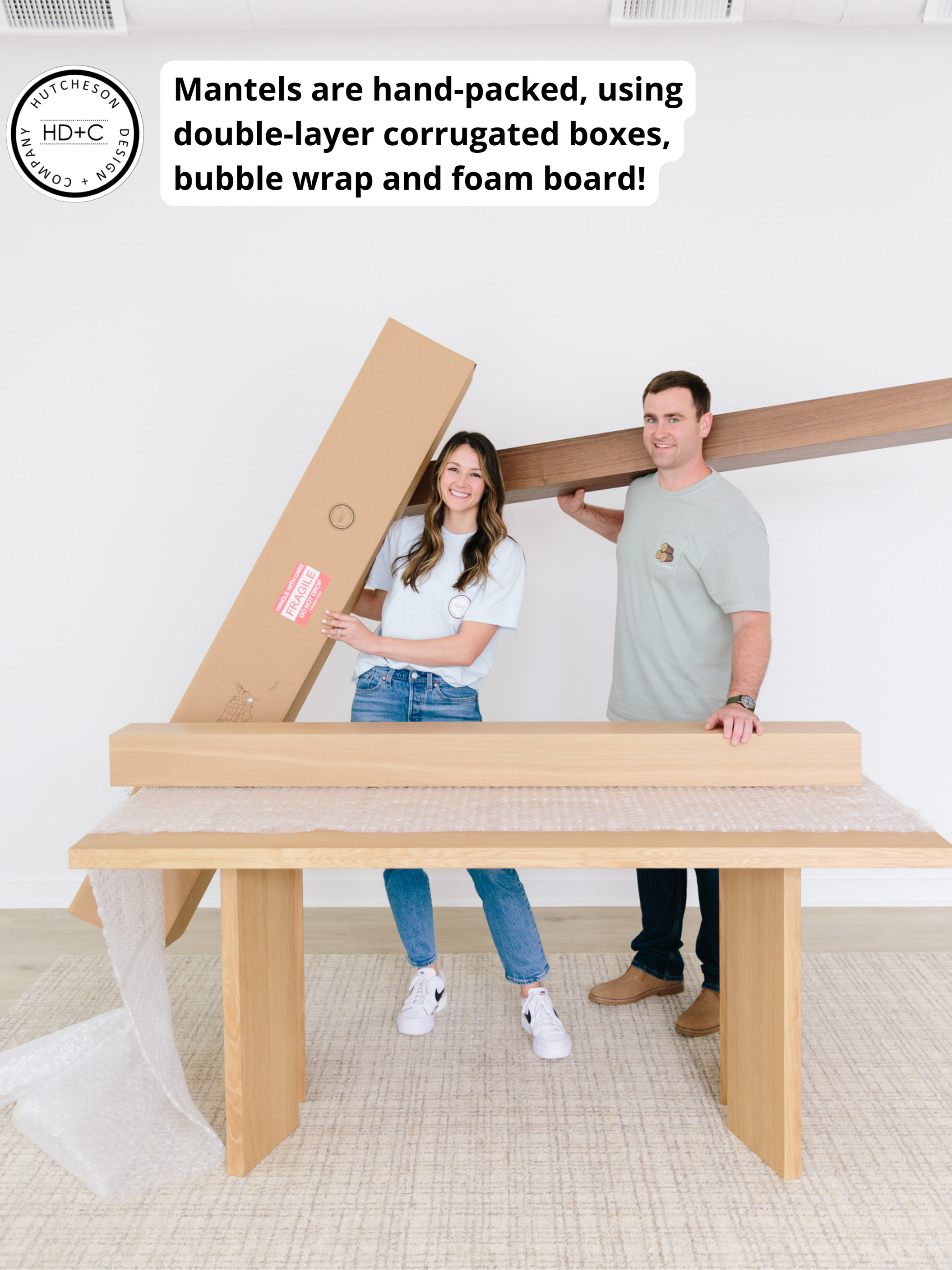 HARDWOOD SAMPLE - White Oak or Dark Walnut