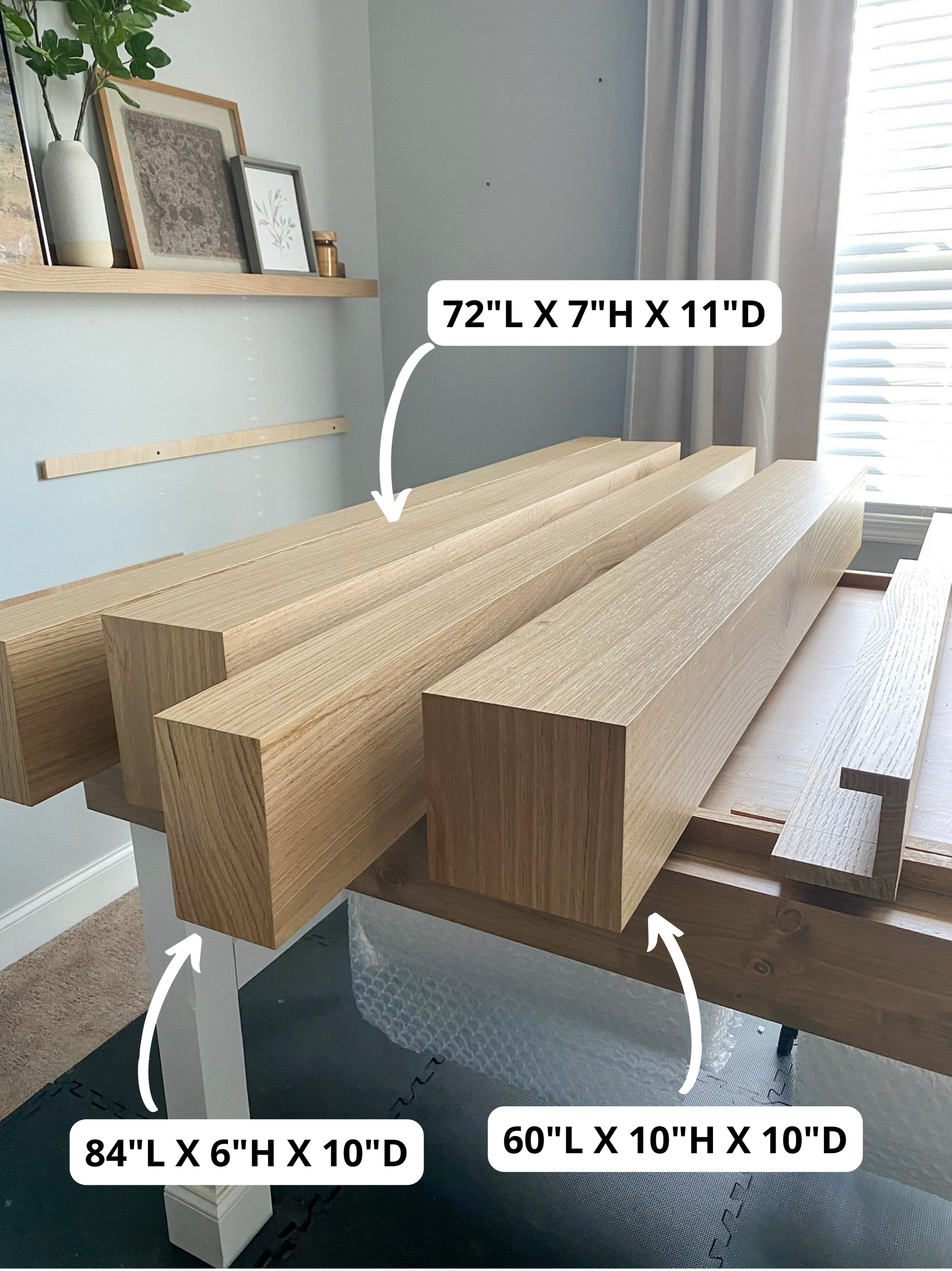 HARDWOOD SAMPLE - White Oak or Dark Walnut