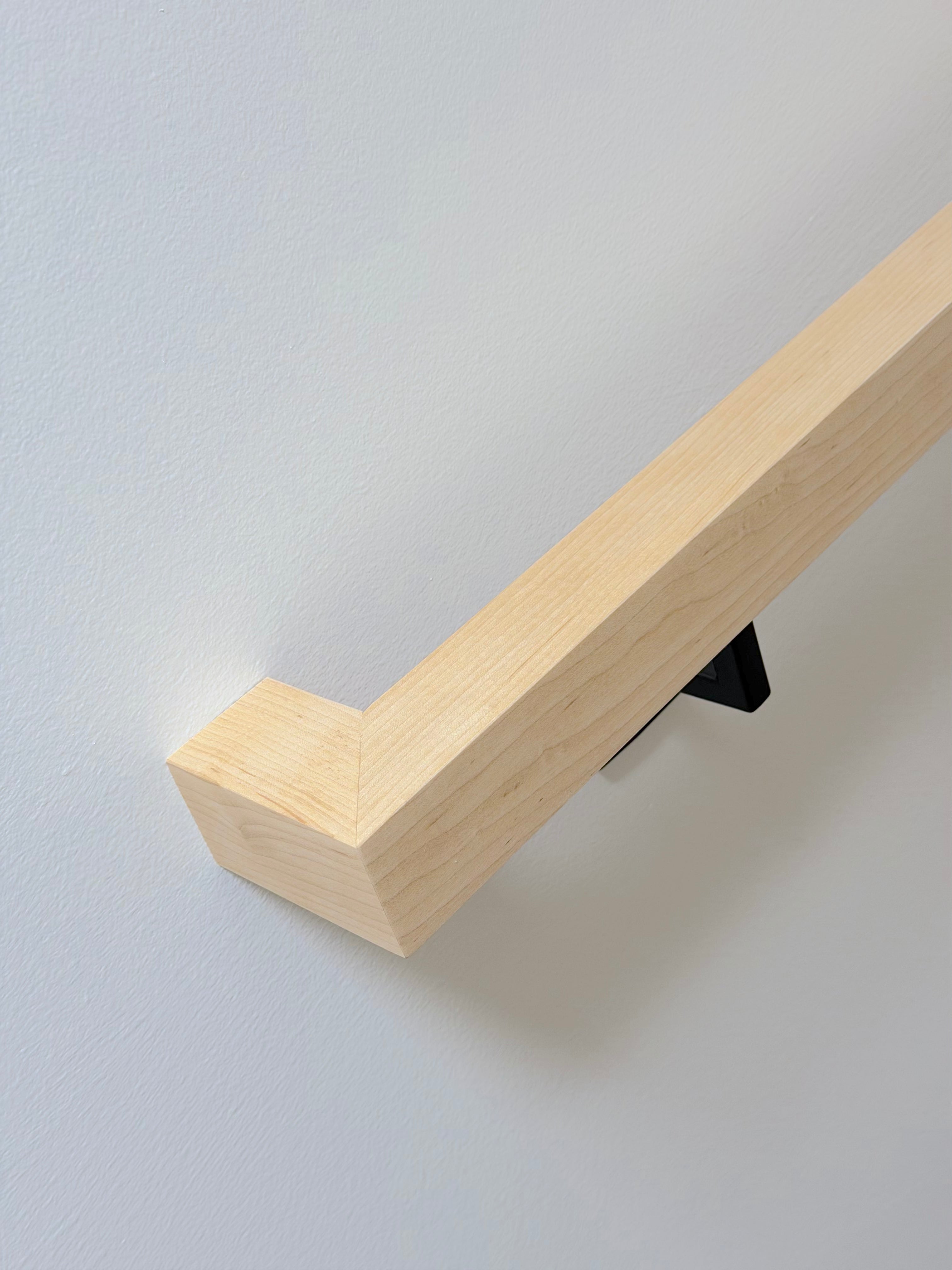 Maple Staircase Handrail - Solid Wood, Custom Made to Order
