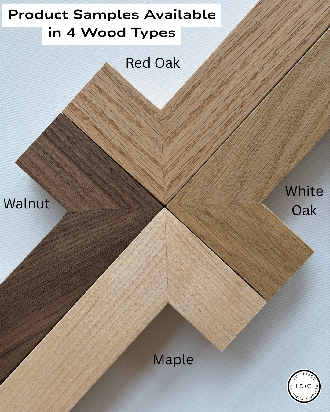 HARDWOOD SAMPLE - White Oak or Dark Walnut