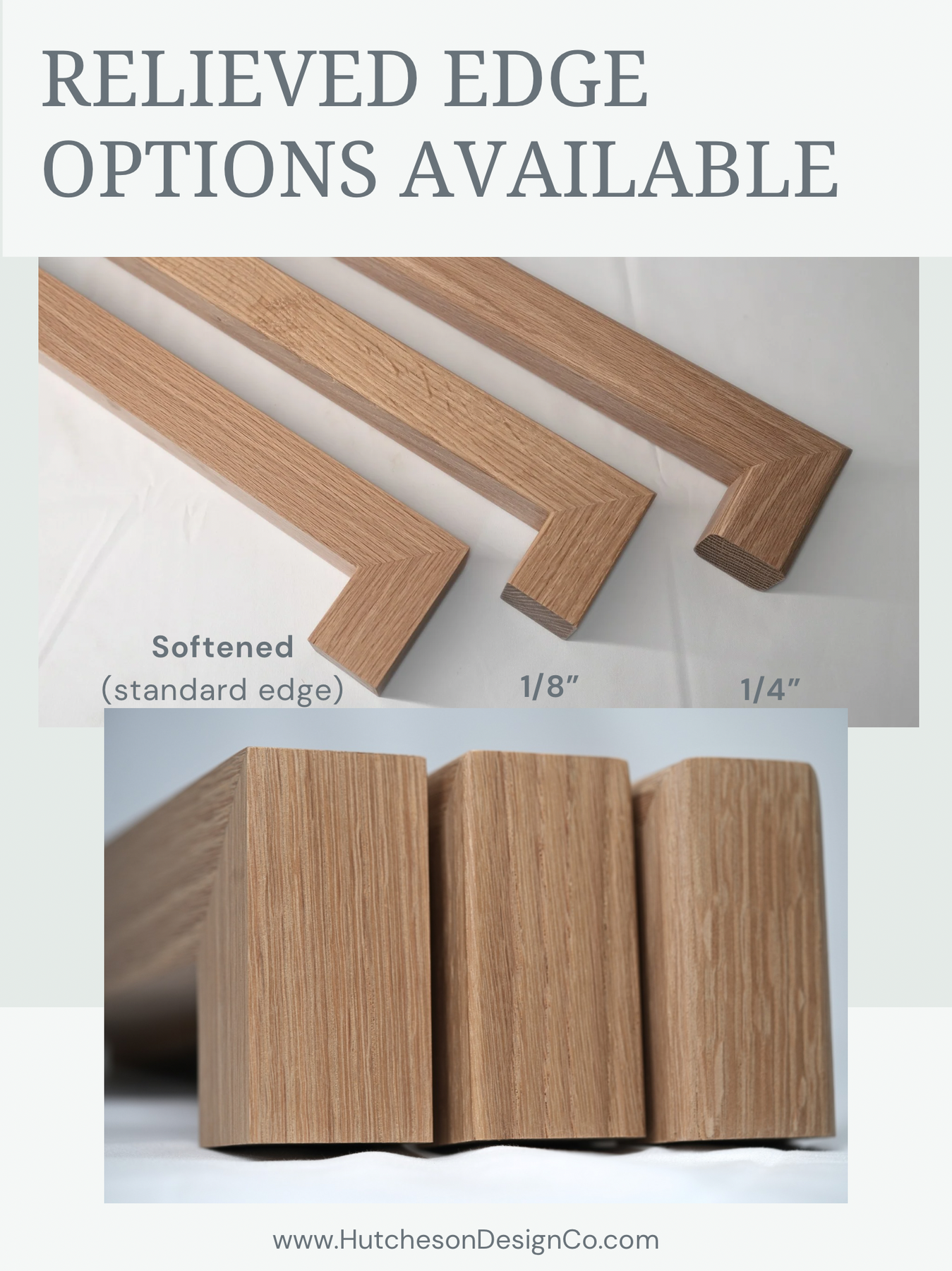 Custom White Oak Staircase Handrail - 1 3/4