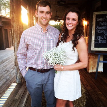 Matt + Hill in 2014 at a friend's wedding that Hill was a bridesmaid in